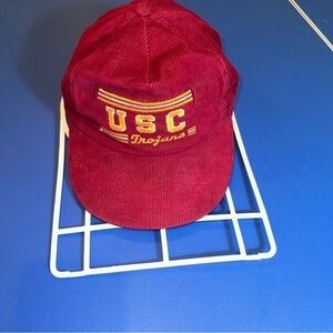 Vintage 1980s! California USC Trojans Sports Specialties Script Corduroy Cap/Hat
